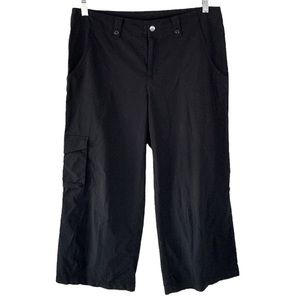 Lucy Black Capri Cargo Pants